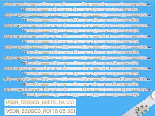 Диодни ленти комплект 18 бр/pcs V5DR_550SCA_R0 + V5DR_550SCB_R0