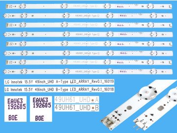 LED Backlight LG 15.5 49UH61 UHD set-8