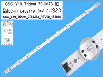 Диодни ленти комплект 5 бр/pcs 70UM73, EAV64492501 LED Backlight SSC_Y19_Trident_70UM73 set-5