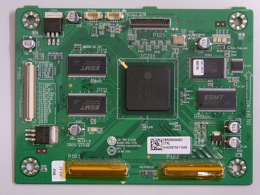 Платка T-CONTROL BOARD EBR39594902