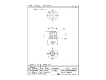 Копче за потенциометър 20x17 Ф6 mm