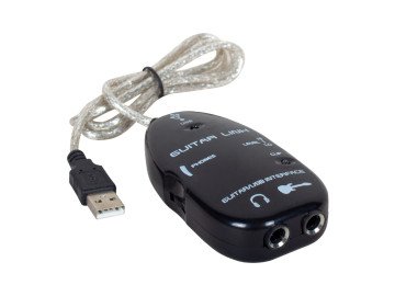 ADAPTER  USB INTERFACE  TO 3.5mm JACK STERE+GUITAR