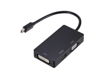 DisplayPort към HDMI DVI VGA адаптер