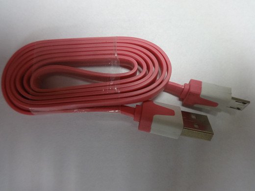 Кабел CABLE USB - MICRO USB PINK
