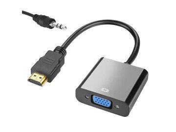 Преходник HDMI to VGA+AUDIO