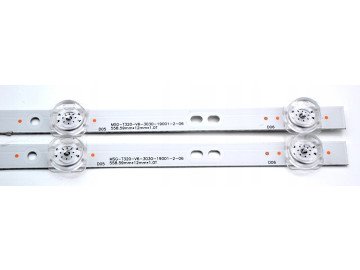 Диодни ленти комплект 2 бр/pcs JS-D-AP3216-062EC(70629) 6LED 6V  с лепенка за прикрепване