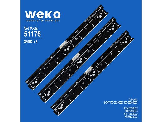 Диодни ленти комплект 3 бр/pcs  55"   NLAW50350 AL20 SET-3