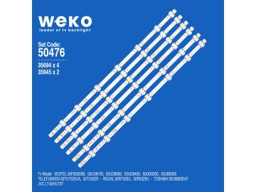 Диодни ленти комплект 6 бр/pcs SVV500A54-A67-REV00-A-B,  JL.D50071330-078AS-M V01