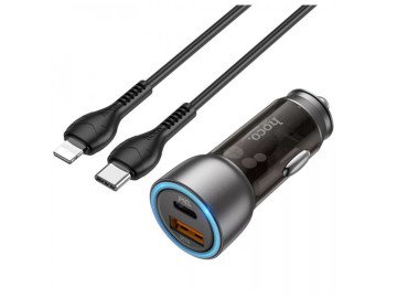 CAR Charger NZ8 12V 45W TYPE-C+USB 3.0