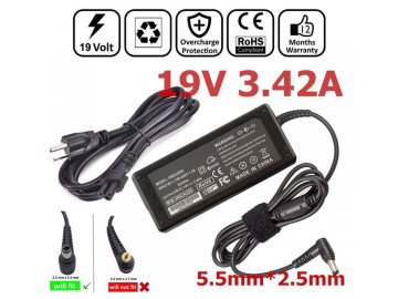Адаптер 19V 3.42A 65W +кабел