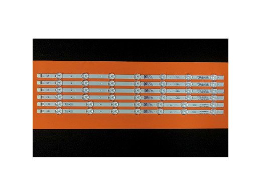 Диодни ленти комплект 6  бр/pcs 49" UHD DRT VNB A+B-TYPE REV0.1 с лепенки за прикрепване