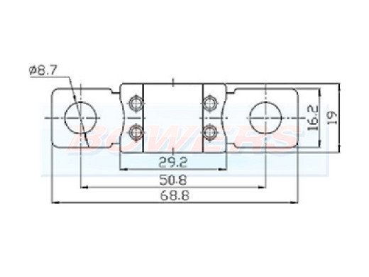 Предпазител Flat Automotive 32V 70A