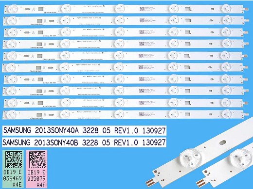 Диодни ленти комплект 10 бр/pcs  2013SONY40A 3228 05 REV1.0. SET Original