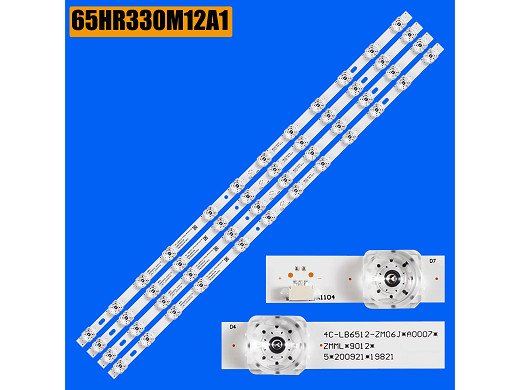 Диодни ленти комплект 4 бр/pcs LED Backlight 4C-LB6512-ZM06J set-4