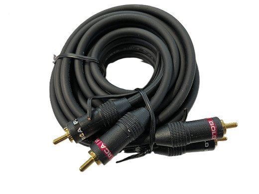 Кабел 2/2RCA златен