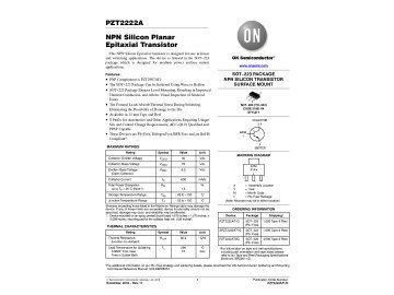 Tранзистор PZT2222A SOT-223 SMD PZT2222A SOT-223 SMD