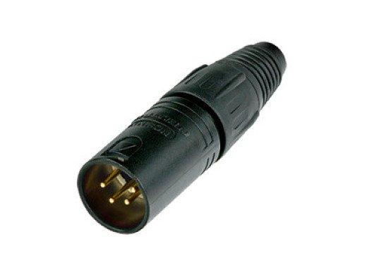 Букса NTR-NC4MXB 4-пинов мъжки кабелен конектор